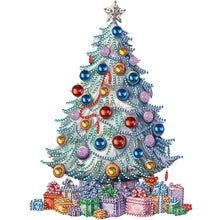 Load image into Gallery viewer, Diamond Painting - Partial Special Shaped - Colorful Christmas tree (30*30CM)