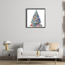 Load image into Gallery viewer, Diamond Painting - Partial Special Shaped - Colorful Christmas tree (30*30CM)