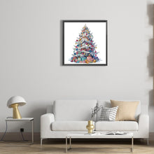 Load image into Gallery viewer, Diamond Painting - Partial Special Shaped - Colorful Christmas tree (30*30CM)