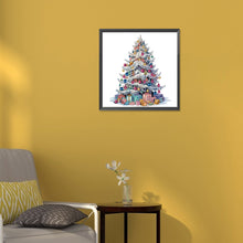 Load image into Gallery viewer, Diamond Painting - Partial Special Shaped - Colorful Christmas tree (30*30CM)