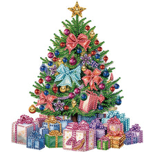 Load image into Gallery viewer, Diamond Painting - Partial Special Shaped - Colorful Christmas tree (30*30CM)