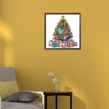 Load image into Gallery viewer, Diamond Painting - Partial Special Shaped - Colorful Christmas tree (30*30CM)
