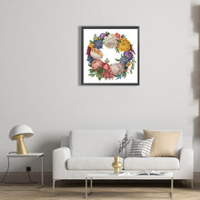 Load image into Gallery viewer, Diamond Painting - Partial Special Shaped - flower garland (30*30CM)