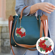 Load image into Gallery viewer, 6PCS Diamond Painting Keyring Double Sided Diamond Painting Art Keychain Pendant