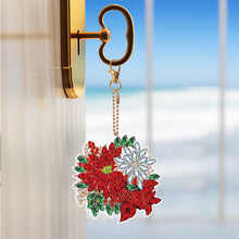 Load image into Gallery viewer, 6PCS Diamond Painting Keyring Double Sided Diamond Painting Art Keychain Pendant