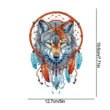 Load image into Gallery viewer, Special Shape DIY Diamond Painting Ornaments Wolf Head Full Drill Art Kit (#3)