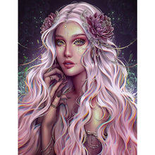 Load image into Gallery viewer, Diamond Painting - Full Round - Virgo girl (50*60CM)