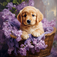 Load image into Gallery viewer, Diamond Painting - Full Round - golden retriever (40*40CM)