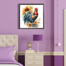 Load image into Gallery viewer, Diamond Painting - Full Round - Rooster (40*40CM)