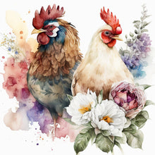 Load image into Gallery viewer, Diamond Painting - Full Round - Rooster (40*40CM)