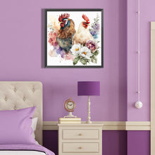 Load image into Gallery viewer, Diamond Painting - Full Round - Rooster (40*40CM)