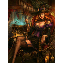 Load image into Gallery viewer, 4pcs Diamond Painting Set - magic witch (30*40CM)