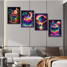 Load image into Gallery viewer, 4pcs Diamond Painting Set - A cup of fantasy star (30*40CM)