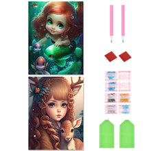 Load image into Gallery viewer, 2pcs Diamond Painting Set - Cartoon (30*40CM)
