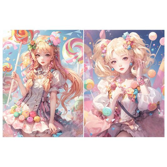 2pcs Diamond Painting Set - Cartoon (30*40CM)