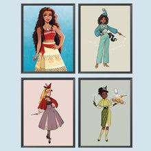 Load image into Gallery viewer, 4pcs Diamond Painting Set - Princess (30*40CM)