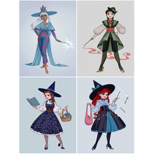 Load image into Gallery viewer, 4pcs Diamond Painting Set - Princess (30*40CM)