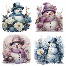 Load image into Gallery viewer, 4pcs Diamond Painting Set - snowman (30*30CM)