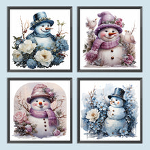 Load image into Gallery viewer, 4pcs Diamond Painting Set - snowman (30*30CM)