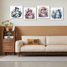 Load image into Gallery viewer, 4pcs Diamond Painting Set - snowman (30*30CM)