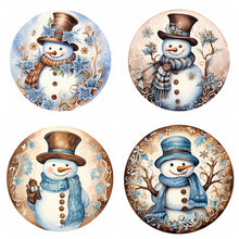 Load image into Gallery viewer, 4pcs Diamond Painting Set - snowman (30*30CM)