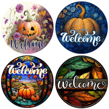 Load image into Gallery viewer, 4pcs Diamond Painting Set - autumn pumpkin (30*30CM)