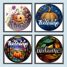 Load image into Gallery viewer, 4pcs Diamond Painting Set - autumn pumpkin (30*30CM)