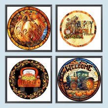 Load image into Gallery viewer, 4pcs Diamond Painting Set - autumn pumpkin (30*30CM)