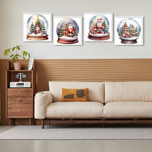 Load image into Gallery viewer, 4pcs Diamond Painting Set - Santa Claus crystal ball (30*30CM)