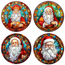 Load image into Gallery viewer, 4pcs Diamond Painting Set - Santa Claus glass painting (30*30CM)