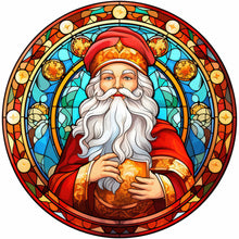 Load image into Gallery viewer, 4pcs Diamond Painting Set - Santa Claus glass painting (30*30CM)