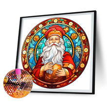 Load image into Gallery viewer, 4pcs Diamond Painting Set - Santa Claus glass painting (30*30CM)
