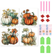 Load image into Gallery viewer, 4pcs Diamond Painting Set - autumn squash (30*30CM)