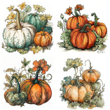 Load image into Gallery viewer, 4pcs Diamond Painting Set - autumn squash (30*30CM)