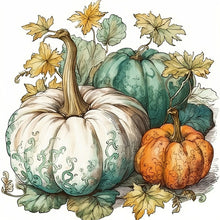 Load image into Gallery viewer, 4pcs Diamond Painting Set - autumn squash (30*30CM)