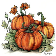 Load image into Gallery viewer, 4pcs Diamond Painting Set - autumn squash (30*30CM)