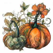Load image into Gallery viewer, 4pcs Diamond Painting Set - autumn squash (30*30CM)