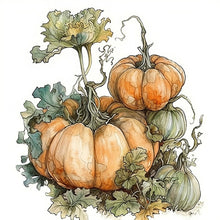 Load image into Gallery viewer, 4pcs Diamond Painting Set - autumn squash (30*30CM)