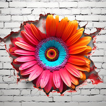 Load image into Gallery viewer, 4pcs Diamond Painting Set - Flowers bursting through the wall (30*30CM)