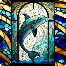 Load image into Gallery viewer, 4pcs Diamond Painting Set - marine life glass painting (30*30CM)