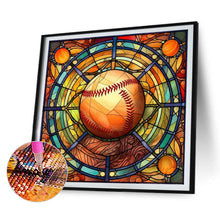 Load image into Gallery viewer, 4pcs Diamond Painting Set - baseball glass painting (30*30CM)