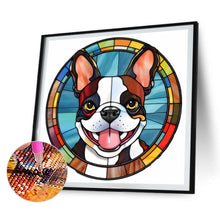 Load image into Gallery viewer, 4pcs Diamond Painting Set - puppy glass painting (30*30CM)
