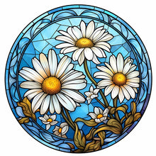 Load image into Gallery viewer, 4pcs Diamond Painting Set - flower glass painting (30*30CM)