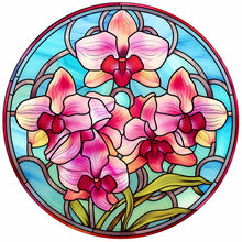 Load image into Gallery viewer, 4pcs Diamond Painting Set - flower glass painting (30*30CM)