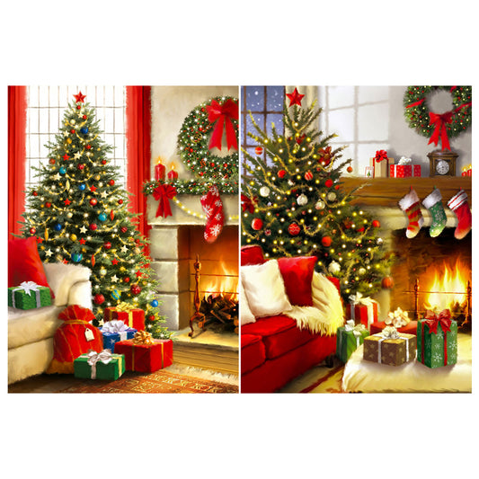 2pcs Diamond Painting Set - Christmas (30*40CM)