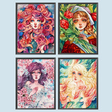 Load image into Gallery viewer, 4pcs Diamond Painting Set - Cartoon (30*40CM)