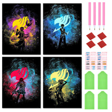 Load image into Gallery viewer, 4pcs Diamond Painting Set - Cartoon (30*40CM)