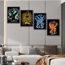Load image into Gallery viewer, 4pcs Diamond Painting Set - Cartoon (30*40CM)