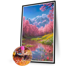 Load image into Gallery viewer, Diamond Painting - Full Round - Landscape and flowers (40*60CM)