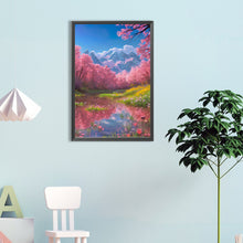 Load image into Gallery viewer, Diamond Painting - Full Round - Landscape and flowers (40*60CM)